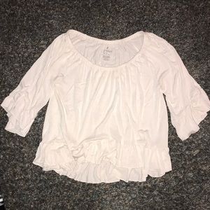 AEO off the shoulders soft and sexy blouse